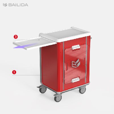 Flexible Slide-out Worktop and Durable Steel-Aluminum Casing.